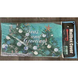 Magnetic Mailbox Cover Seashells, Ocean,Christmas Theme By Magnolia Garden NIB